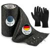 Steeltrail Nastro protettivo anticorrosione, 100 mm x 3 m, nastro isolante antiruggine per asta di terra, terriccio, tubi in acciaio e impianti di protezione contro fulmini, protezione antiruggine per