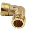 Filteilect Raccordo Gomito Ottone 16.5mm Maschio Raccordo Gomito Ottone | Ottone massiccio, filetto 16.5mm, design 90 gradi, montaggio , per compressori portatili