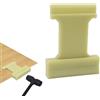 Wenfubrixa Utensili per pavimenti in laminato, 4 in 1, blocco di nylon per installazione di pannelli compositi per pavimenti in legno, grandi utensili per pavimenti in laminato con slot inclinati, U, V e L