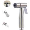 ABSOK Bidet Portatile Kit Doccetta,Spruzzatore per WC con doppia modalità,doppio interruttore per igiene personale e irroratore per WC a padella
