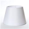 ORION LIGHTSTYLE Paralume in tessuto E27, bianco, 20 cm, paralume in tessuto con struttura paralume, lampada da tavolo