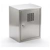 MAKA change your life quality MAKA Cassetta Contatore Gas Inox 600x600 mm Chiusa da Esterno Chiave | Cassetta contatore gas in acciaio inox 0,6 mm, chiusa dietro, fronte 600x600 mm, profondità 200 mm, chiave a quadrello