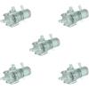 Leisurealeaneag 5 Set DC12V 0.3MPA R385 Mini Pompa Acquario Serbatoio Acqua Diaframma Pompa Acqua/Aria