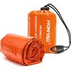 HONYAO Sacco a Pelo d'Emergenza, Coperta di Sopravvivenza Riutilizzabile, Coperta di Isolamento Termico di Primo Soccorso per Outdoor Campeggio Trekking Viaggiare