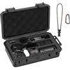 AMAZEAR Custodia rigida impermeabile per DJI OSMO Pocket 4P / 4 - Valigetta da viaggio con protezione per Osmo Pocket4 accessori, Borsa porta accessori Creator Combo, Case in ABS, Nero