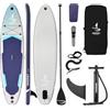 WKERSIY Tavola SUP Gonfiabile 335cm Multiuso, Set Completo con Remo Regolabile, Pompa ad Aria, Zaino e Accessori, Stabile Antiscivolo per Sport Acquatici Adatta a Principianti ed Esperti