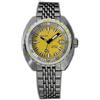 Seestern S406 Automatico Acciaio Giallo Datario Orologio Uomo