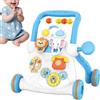 Reikuxa Giocattoli per Camminare Giochi Interattivi Musicali Educativi con Ruote e | Girello Spingibile per Bambini Per Allenamento Casa Soggiorno Camera Letto Interni Famiglia Giardino Bimbi e B