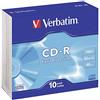 Verbatim VB-CRD19SC - blank CDs (CD-R, 700 MB, 10 pc(s), 52x, 80 min, Slimcase)