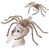 Generic Costume Da Ragno Per Cani, Vestiti Per Animali Domestici Di Halloween | Decorazione creativa del festival di costumi cosplay di Halloween per cani di piccola taglia, gatti, conigli(Brown,S)