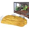Zunypke Pontile Basking per Tartarughe Acquatiche Decorativa Effetto Pietra | Mensola Basking e Riposo Vasca Tartarughe per Rane Terrapin Salamandre Granchi Tortoise Camaleonti Soggiorno Balcone