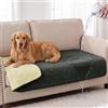 OFFCUP Coperta Impermeabile per Cani, Copridivano Impermeabile | Copridivano per Cani Lavabile in Lavatrice, Copertura per Divano per Animali, Grigio Scuro 75*180 cm, Antiscivolo