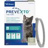 VIRBAC | Prevexto collare antiparassitari per gatti | Collare medicato per gatti con o a rischio di infestazione mista da pulci e zecche