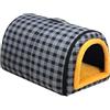 Generico Cuccia Per Gatti Da Interno Mobile Grotta Rifugio Impermeabile Per Gatti Da | Cuccia Convertibile Cani Gatti E Riposare In Soggiorno Cortile Balcone Giardino