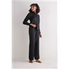 Intimissimi Pantalone Lungo Con Coulisse In Tela Di Lino The Pure Linen Nero
