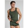 Intimissimi Canotta A Costine In 100% Cotone Pima Verde