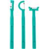 BCOATH Set di 3 Strumenti per Allenamento Lingua, Motricità Orale | Aiuto Riabilitativo Leggero e Portatile, per Terapia del Linguaggio a Casa, Colore Verde, Plastica e Acciaio