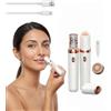MEIION Eve Beauty Prosilk 3.0 Epilatore Viso Donna 2 in 1 Ricaricabile | Testina 2 in 1 delicata sulla pelle: depilazione precisa per baffetti e mento, compatta e ricaricabile USB-C.