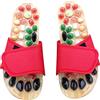 ORFOFE PU EVA Ciabatte Riflessologia Plantare Rosse 43-44 | Scarpe da Massaggio, Pantofole Massaggianti Terapeutiche, Sollievo Piedi Affaticati e Comfort Quotidiano