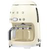 SMEG DRIP COFFEE MAKER 50STYLE CREAM DCF02CREU
