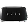 SMEG TOASTER 2X4 50´STYLE BLACK TSF02BLEU