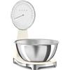 SMEG ANALOG AND DIGITAL KITCHEN SCALE CREAM KSF01CRWW