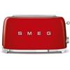 SMEG TOASTER 2X4 50´S STYLE RED TSF02RDEU