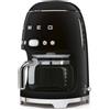 SMEG DRIP COFFEE MAKER 50´STYLE BLACK DCF02BLEU