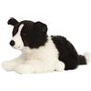 Living Nature - Peluche morbido, Border Collie (60 cm), nero e bianco