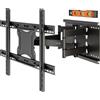 Unyqoos Supporto TV senza fili per televisori LCD/LED da 37-80 pollici, inclinabile, con doppio braccio, portata 65 kg