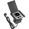 OEM Prese da incasso con USB, RJ45 e HDMI, lunghezza 1,5 metri, colore nero, adatte per ufficio e cucina
