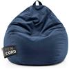 Lumaland Comfort Line, blu scuro, poliestere, interno, a forma di V, 1000 mm, 500 mm