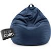 Lumaland Comfort Line, blu scuro, poliestere, interno, a forma di V, 700 mm, 800 mm