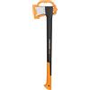 Fiskars Ascia da spacco, Incl. coprilama e protezione per trasporto, 71 cm | Antiaderente, Lama in acciaio/Manico in plastica con fibra di vetro, Nero/Arancione, X21-L, 1,63 kg, 1015642