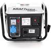 KRAFT&DELE Gruppo elettrogeno TR-KD109B Generatore di corrente Tipo Silenziato, Trasportabile. 1300w 1000 watt Motore A 2 Tempi Monofase Con Marmitta Catalitica. Funzionamento Con Miscela 2%, Avviamento A Strappo 1 Presa