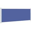 RJPLMFV Tenda Lateral retrattile, 180 x 500 cm, colore: Blu | Poliestere, base in acciaio, ritorno automatico, per terrazza o balcone