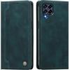 rongki Custodia per Samsung Galaxy M53, Cover in Pelle Sintetica Portafoglio con Slot per Carte, Supporto, Chiusura Magnetica, Antiurto Case per Samsung M53, Verde scuro