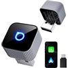 OTTOCAST Mini Slim Wireless CarPlay & Android Auto Adapter | Doppia porta USB-A/USB-C, connessione automatica 5s, Plug & Play, design compatto