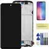 Generic SHOWGOOD Schermo Super AMOLED da 6,4 pollici per Xiaomi Redmi Note 10 4G M2101K7AI M2101K7 Display LCD Touch Screen Digitizer per Redmi Note 10S (TFT Nero con Cornice)