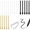 XiflLife Punte di ricambio per penna Kindle Scribe, 20 pezzi, pennino compatibile con penna digitale di alta qualità, 4096 livelli di pressione, con clip per penna (non usurate, 5 punte in ottone, 5 pennini in