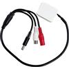Generic Microfono di sorveglianza CCTV, 100 m², preamplificato, preamplificato, ad alta sensibilità, mini microfono per telecamera Cctv/IP/dvr/nvr