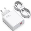 MJXYXCDH 120w Caricabatterie rapido USB C compatibile con Xiaomi Redmi Poco | per Caricatore xiaomi 120w, 17 Ultra 17T Pro 15 14 13 12 Redmi Note 15 14 13 12 11 Poco X7 Pro F7 Ultra con cavo USB C da 1 m