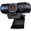 NexiGo HelloCam Ultra, Webcam 4K con riconoscimento facciale Windows Hello, otturatore elettronico automatico, 1080p 60fps, zoom digitale a 9 fasi, microfoni stereo, webcam ultra HD per zoom/team