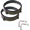 IPNOSIS Kit 2 Supporti Adattatori Altoparlanti Anteriori o Posteriori IP-SP164/B per casse da 16,5 cm con 2 Cavi Compatibile con Lancia Musa e Alfa Romeo 159