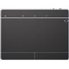 JOMAA Trackpad cablato e 2,4 GHz wireless e Bluetooth per Windows 10/11, mouse touchpad ricaricabile con supporto multi-gesto per PC, laptop, computer, nero
