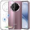 Choeeu ChoosEU Trasparente Cover per Honor Magic 7 Lite, Blu Dente di leone | Sottile TPU Silicone Trasparente Custodia, Disegni Colorate Fiore Fiori Motivo, per Ragazza, Antiurto Protettiva Morbido Case
