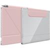 TUDIA M-FLIP V2 Cover per Onyx Boox Go 7/ Color 7 (Gen 1/2) - Rosa | Si Adatta con/senza Stilo Custodia Magnetica Staccabile con Supporto Regolabile e Retro Trasparente