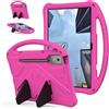 Xliamcp Custodia per tablet per Lenovo Idea Tab Pro 12,7 pollici 2025 TB-373FU/Yoga Pad Pro 2024/Yoga Tab Plus 2025, custodia protettiva leggera antiurto per bambini con supporto per manico, rosa