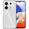 Choeeu ChoosEU Clear Cover per Xiaomi Redmi Note 13 Pro 5G / Poco X6 5G, Clear | Sottile TPU Silicone Trasparente Custodia, Disegni Colorate Fiore Fiori Motivo, per Ragazza, Antiurto Protettiva Morbido Case