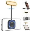 POYBPCY Luce LED Portatile Magnetica Ricaricabile per Telefono | 5 Livelli di Luminosità e 5 Temp di Colore (2500K-4500K) per Adattarsi a Ogni Scena, Dalla Lettura ai Video